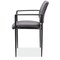Officesource Levy Collection Guest Stack Chair with Arms and Black Frame 1022VBK - alternate 2